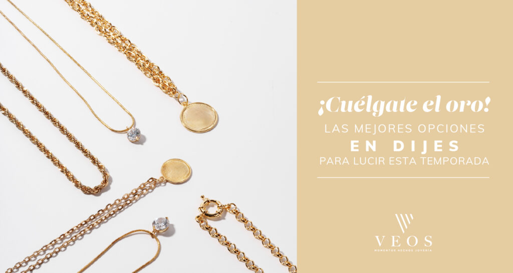 Las mejores opciones en dijes de oro para lucir esta temporada