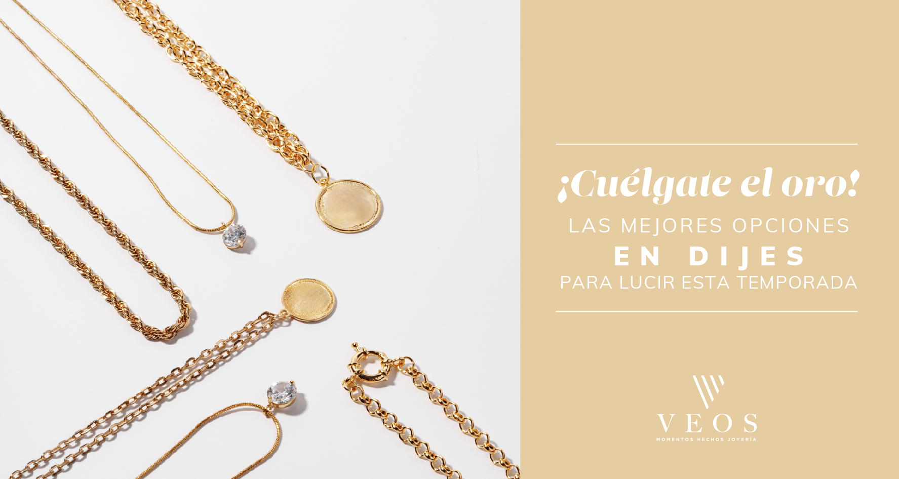 Las mejores opciones en dijes de oro para lucir esta temporada